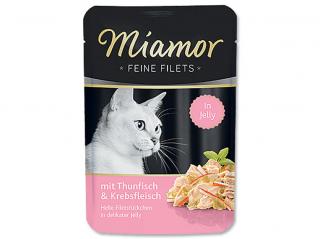 Kapsička MIAMOR Filet tuňák + krab 100 g