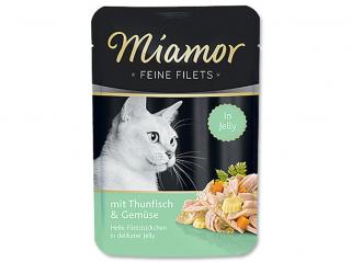 Kapsička MIAMOR Filet tuňák + zelenina 100 g