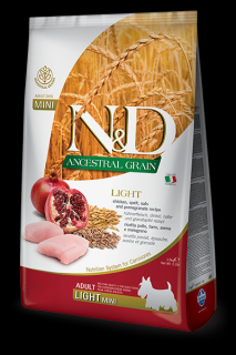 N&D LG DOG Light Mini Chicken & Pomegranate 2,5 kg