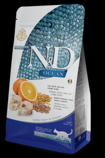 N&D OCEAN CAT LG Adult Codfish & Orange 1,5 kg