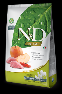 N&D PRIME DOG Adult Medium & Maxi Boar & Apple 2,5 kg