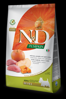 N&D Pumpkin DOG Adult Mini Boar & Apple 2,5 kg