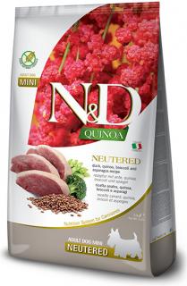 N&D Quinoa DOG Neutered Adult Mini Duck&Broccoli 2,5 kg