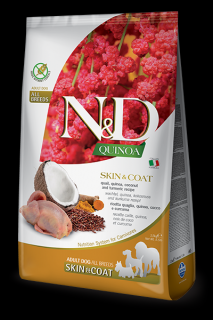 N&D Quinoa DOG Skin&Coat Quail & Coconut 2,5 kg