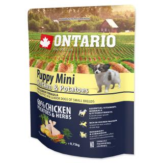 Ontario Puppy Mini Chicken & Potatoes 0,75 kg