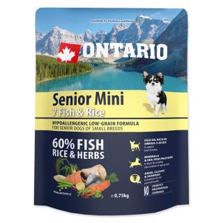 Ontario Senior Mini Fish & Rice 6,5 kg