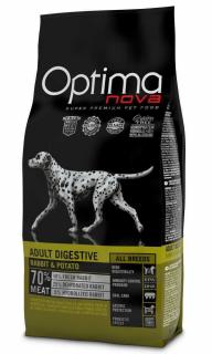 OPTIMAnova Dog Adult Digestive Rabbit GF 12 kg