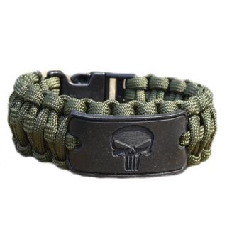 PARACORD NÁRAMEK ID štítek 3 BarvaCZ, S   -  17 - 18cm