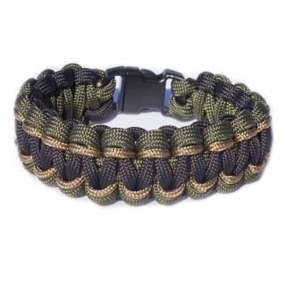 PARACORD NÁRAMEK - NOVÁ KOBRA Černá, S   -  17 - 18cm