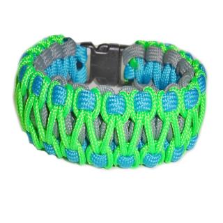 Paracord náramek PROTECTOR 11 L   -  19 - 20cm   ( běžná velikost pro muže )