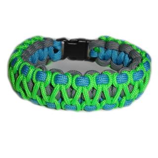 Paracord náramek PROTECTOR BarvaCZ, XL -  20 - 21cm