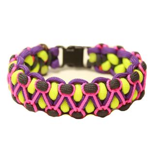 Paracord náramek SOLOMON  NOVÝ 13 L   -  19 - 20cm   ( běžná velikost pro muže )