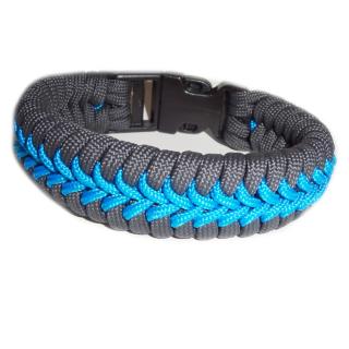 Paracord náramek VICTORY - 12 L   -  19 - 20cm   ( běžná velikost pro muže )