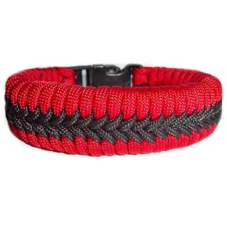 Paracord náramek VICTORY - 18 L   -  19 - 20cm   ( běžná velikost pro muže )