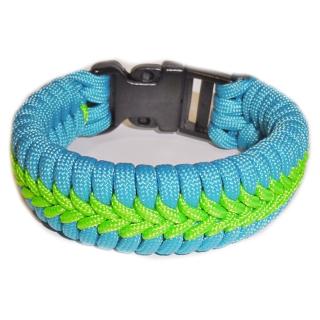 Paracord náramek VICTORY - 21 L   -  19 - 20cm   ( běžná velikost pro muže )