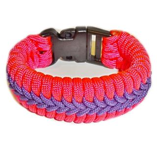 Paracord náramek VICTORY - 22 L   -  19 - 20cm   ( běžná velikost pro muže )