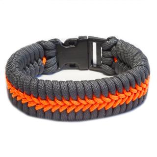 Paracord náramek VICTORY - 26 L   -  19 - 20cm   ( běžná velikost pro muže )