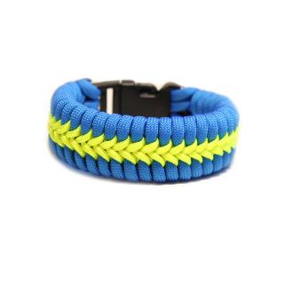 Paracord náramek VICTORY - 27 L   -  19 - 20cm   ( běžná velikost pro muže )