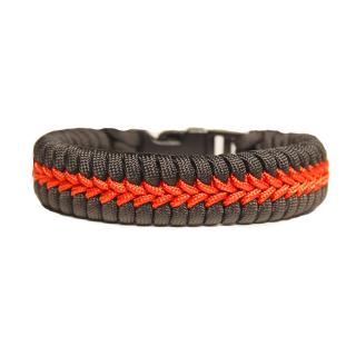 Paracord náramek VICTORY - 28 L   -  19 - 20cm   ( běžná velikost pro muže )