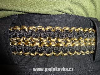 Paracord opasek - pánský CAMO woodland, 130cm a více