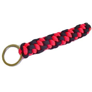 PARACORD PŘÍVĚŠEK VÁLEČEK ČERNÁ NEONRUŽ