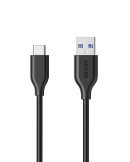 Anker PowerLine USB 3.0 / USB-C kabel (A8163G11) Délka: 90 cm - běžná délka