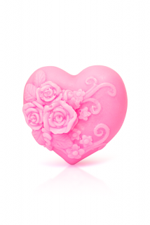Glycerinové mýdlo Srdce růžové 60g