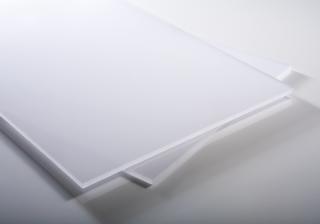 Plexisklo extrudované - přířez Barva: Čirá, tloušťka: 4 mm, Rozměr desky: 50 x 50mm