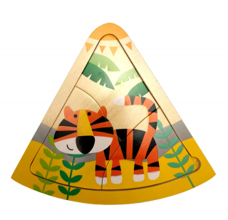 Vkládačka malá trojúhelník Tygr
