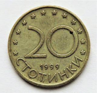 Bulharsko - 20 stotinki 1999