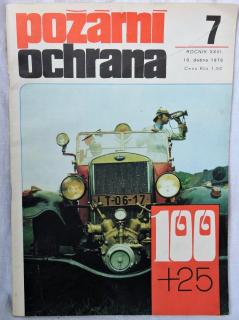 Časopis požární ochrana 1976 - 1989