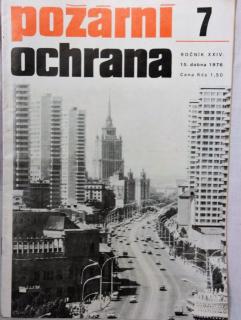 Časopis požární ochrana 1976 - 1989