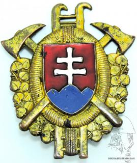 Čepicový Hasičský odznak - Slovenský štát