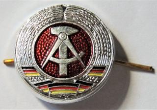 Čepicový odznak - NVA Kokarde für Schirmmützen silber
