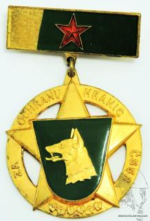 Čestný odznak Za ochranu hranic ČSSR 1.stupeň, na jehlu
