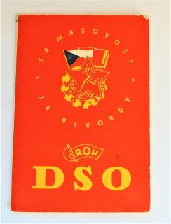 Členská knížka DSO-ROH
