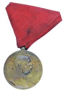 Jubilejní medaile 1898 k příležitosti 50 let panování Františka Josefa
