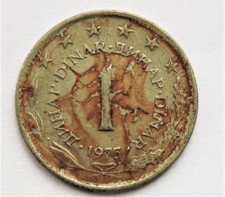 Jugoslávie - 1 dinar 1974