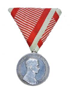 Karel Medaile za statečnost, stříbrná medaile, II. třída - AG značeno