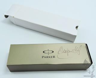 Krabička od pera Parker podpis MO - Stropnický