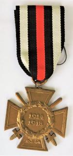 Medaile Kříž cti - Ehrenkreuz für Frontkämpfer poškozená