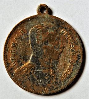 Medaile Wilhelm II Deutch Kaiser  Friedrich III Deutche Kaiser