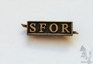 Medailon na stužku SFOR