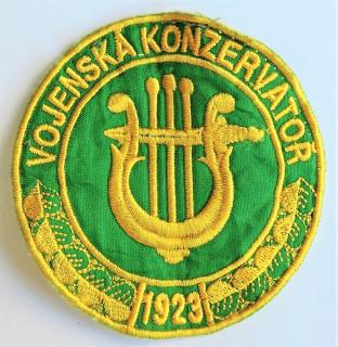 Nášivka AČR Vojenská konzervatoř 1923
