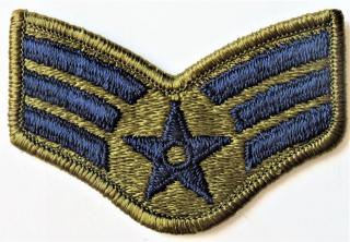 Nášivka US Air Force hodnostní - Senior Airman polní