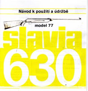 Návod vzduchovka 630 / 631  - Reprint (Replika)