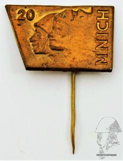 Odznak 20. let partizanská brigáda MNICH