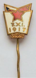 Odznak -  7.XI. 1917 SČSP