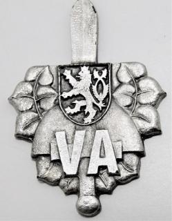 Odznak Absolventa Kariérového kurzu Velitelství Výcviku - Vojenské Akademie - Stříbrný