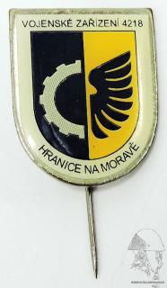 Odznak AČR vojenské zařízení 4218 - Hranice na Moravě